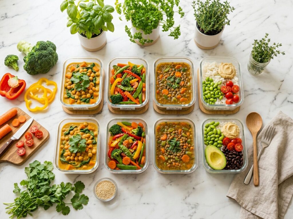 easy vegetarian meal prep ideas for busy moms