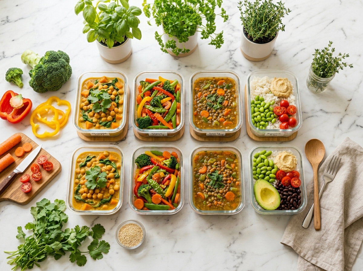 easy vegetarian meal prep ideas for busy moms